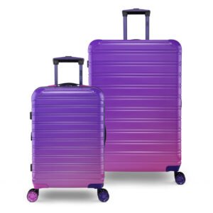 Axis 2-Piece Expandable Hardside Spinner Luggage Set – 20" Carry-On & 28"